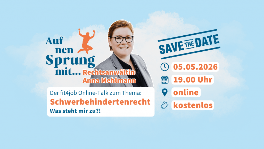 Auf nen Sprung mit...Anna Mehlmann. Schwerbehindertenrecht - Was steht mir zu?!